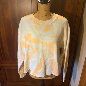Be You Women’s Crop Sweatshirt Tie Dye Mint NWT Size Medium